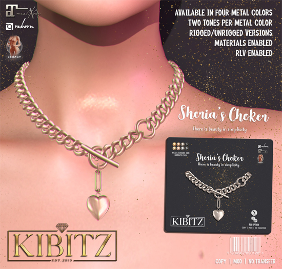 Kibitz - Sheria's choker - silver