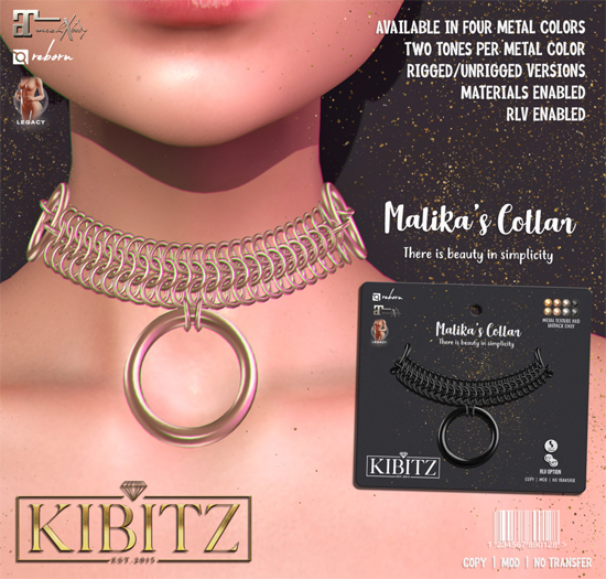 Kibitz - Malika's choker - copper