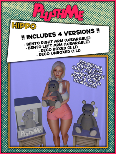 PLUSHME . Hippo DEMO