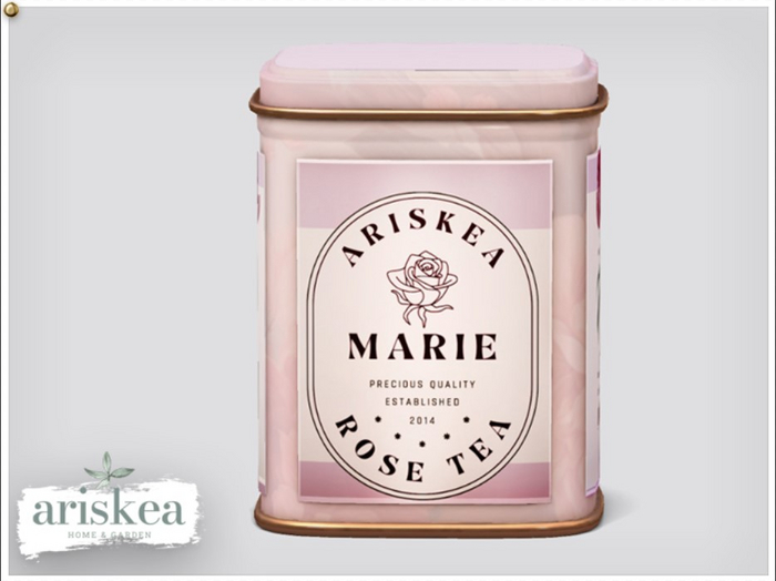Ariskea[Teaparty] Rose Tea Tins