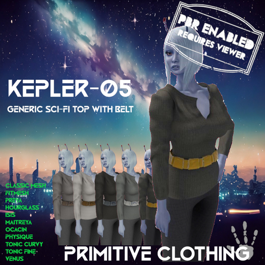 PRIMitive Clothing - Kepler Sci-fi Top & Belt 05