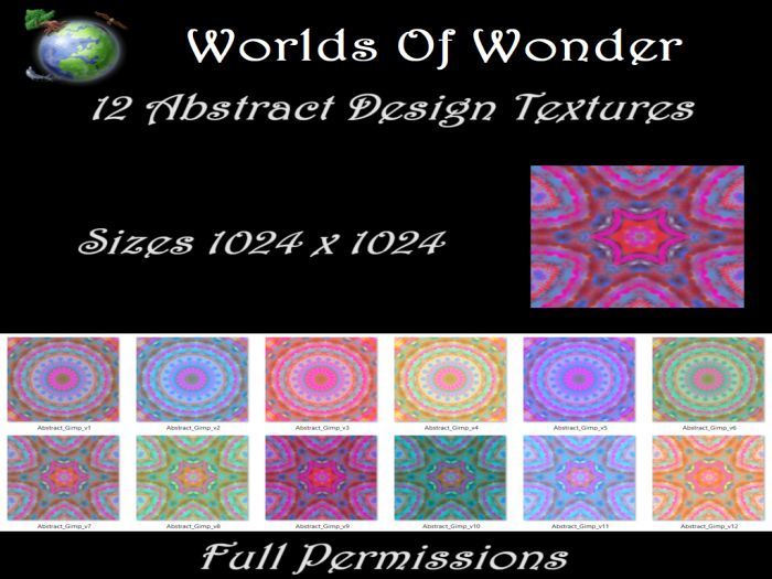 WoW 12 Abstract Fabric Textures