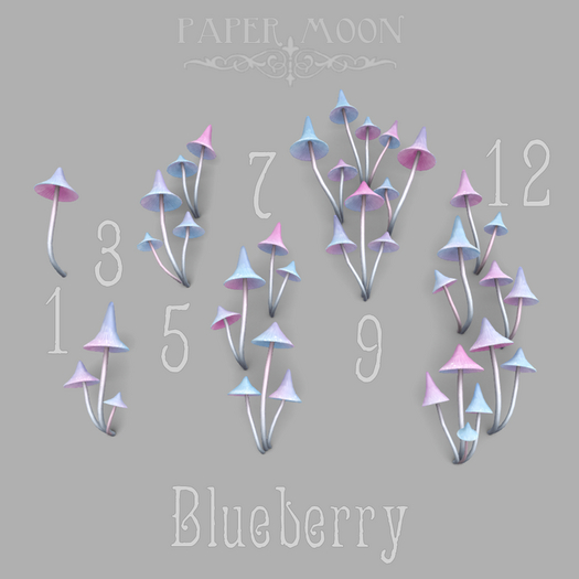 *pm* Mysterious Mushrooms: Skinny - Blueberry