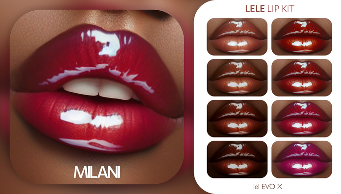 MILANI - "LELE" LIP KIT / FATPACK
