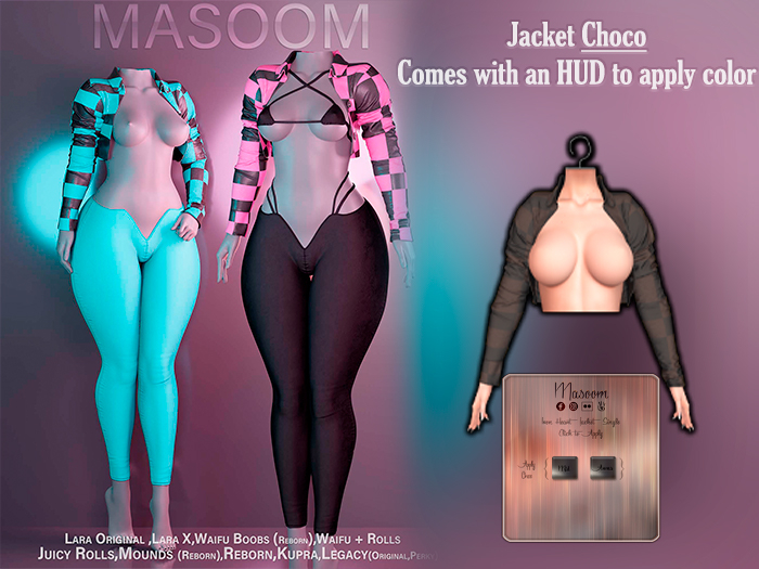 [[ Masoom ]] Iron Heart Jacket - Choco