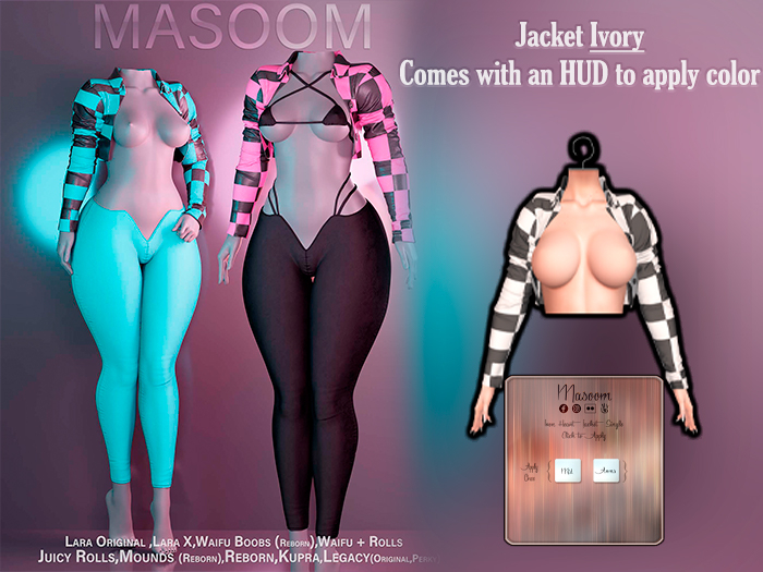 [[ Masoom ]] Iron Heart Jacket - Ivory