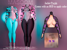 [[ Masoom ]] Iron Heart Jacket - Purple