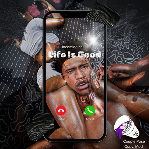 Life is Good (couple pose)
