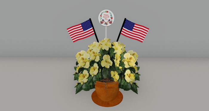 2024 Memorial Day Arrangement [TRANS]Yellow