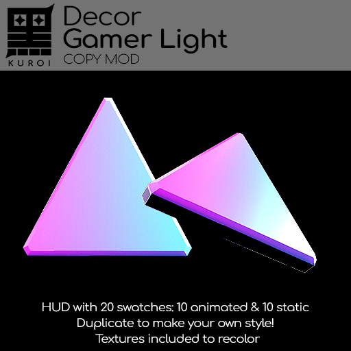 Kuroi - Gamer Light Triangle