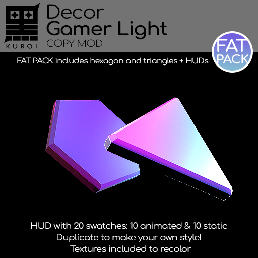 Kuroi - Gamer Lights FAT PACK