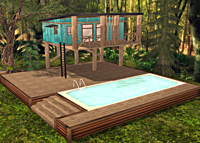 Absolute Gardens ** cabane forest **