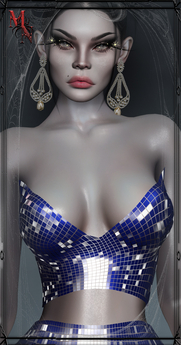 Second Life Marketplace - Monique Top (Black) by Madame Noir