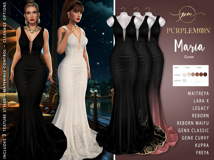 :: PM :: Maria Gown -black-