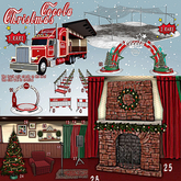 25. Sese & PA - Christmas Cocola - Fireplace