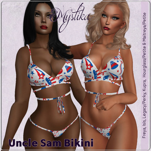 ~Mystika~ Uncle Sam Bikini