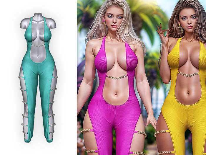BONNICCI - Valerie Jumpsuit (Aqua)