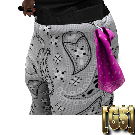 [GS] Side Pocket Bandana Pink