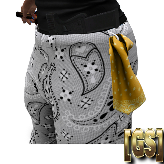 [GS] Side Pocket Bandana Yellow