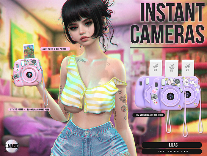 e.marie // instant camera :: lilac