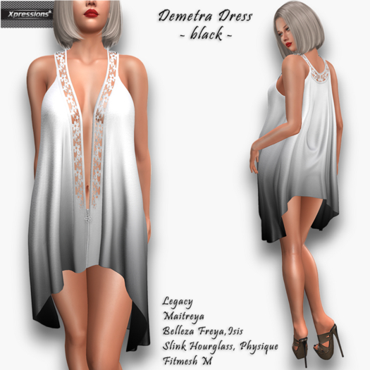 [Xprs] - Demetra Dress Black