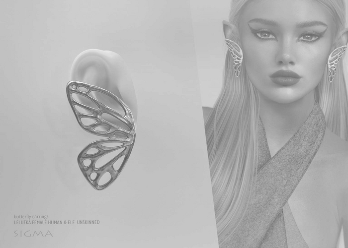 SIGMA Butterfly earrings DEMO 