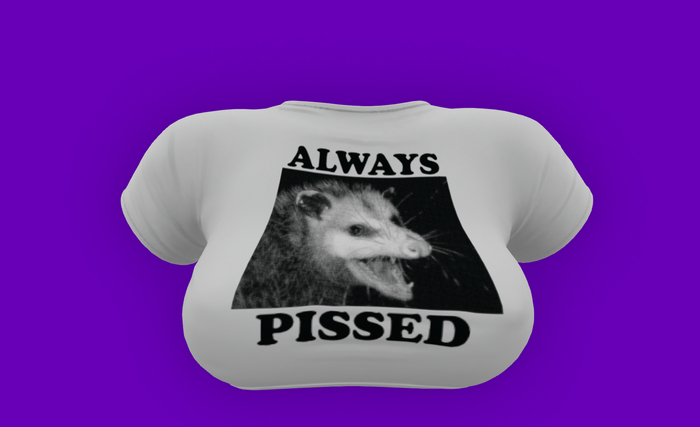 AGISA ALWAYS PISSED TEE