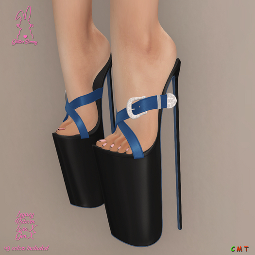 *Glitter Bunny* Claudia Platform Heels 