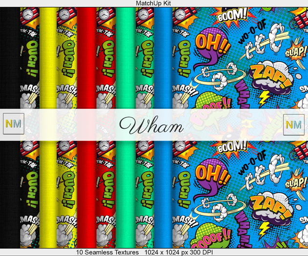 Wham Cartoon Textures NM