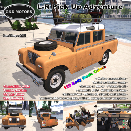 G&D MOTORS L-R Pick Up Adventure