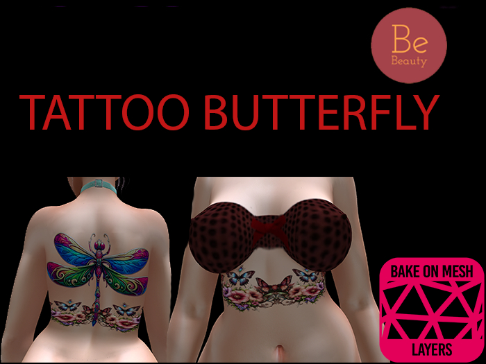 Be Beauty-TATTOO BUTTERFLY-BOM