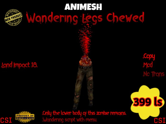 AniMesh Wandering Legs Chewed (box)
