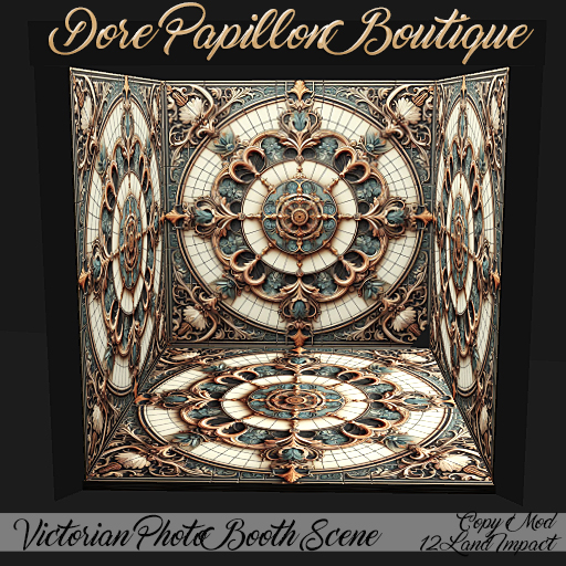 DPB Victorian Photo Booth Scene * 12LI