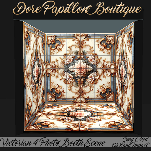 DPB Victorian 4 Photo Booth Scene * 12LI