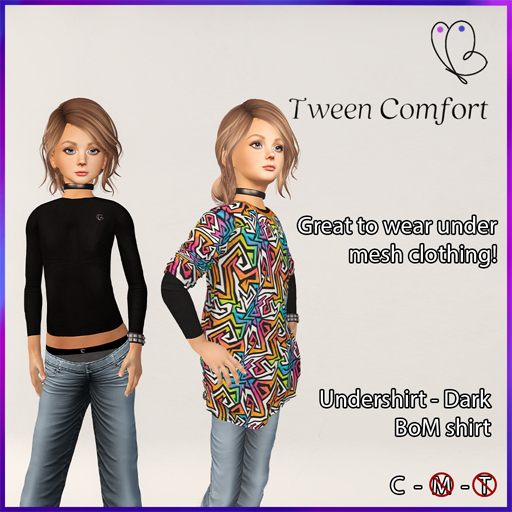 Tween Comfort - Undershirt - Dark