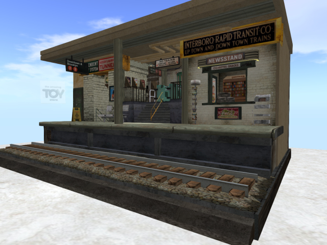 **JPK Backdrop Gacha -Subway Station- RARE-