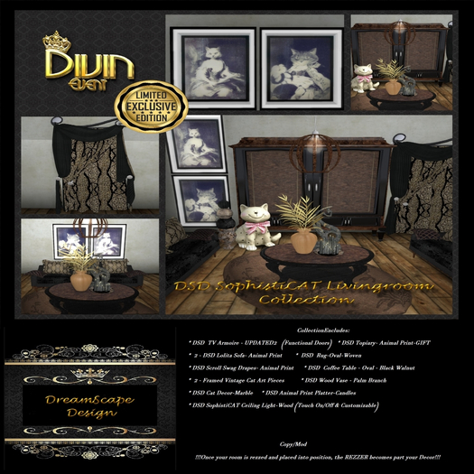DSD SophistCAT Living Room Collection - Boxed
