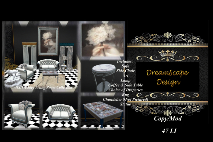 DSD Ashley Living Room Collection - Boxed - 524