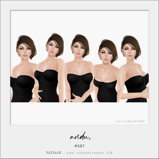 [addme.] 027 (posepack)