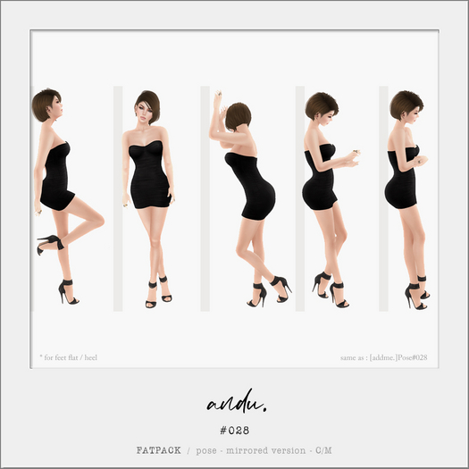 [andu.]#028 | Pose : Others / BesideTheWall