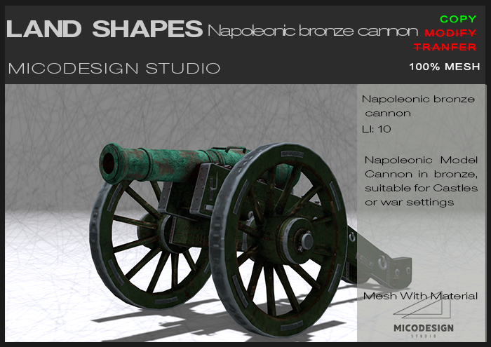 Napoleonic bronze cannon