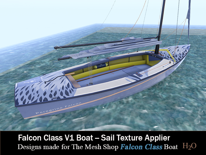 W:B:P:Falcon Class Boat /Sail texture applier