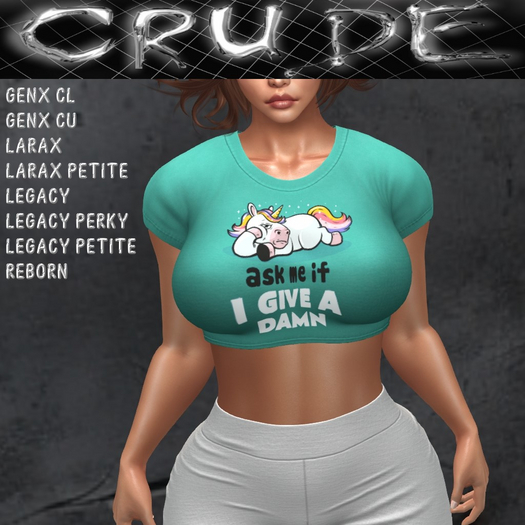 Ask me if I give a damn Women's Crop Top (WTS)  <Wear Me>