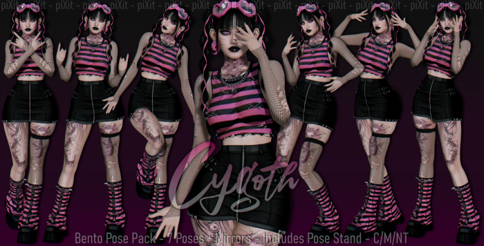 [piXit] Cygoth - Pose Pack