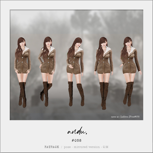[addme.] Pose#058 (posepack) (wear me)