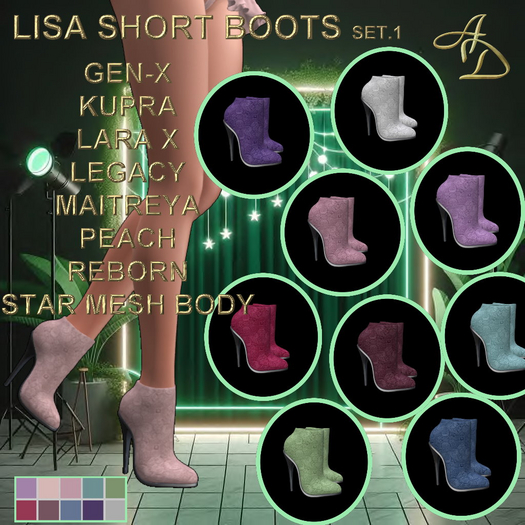 LISA SHORT BOOTS set1 DEMO