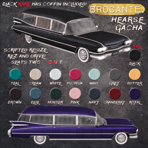brocante. hearse gacha / pink