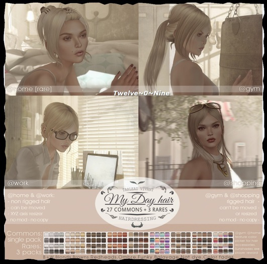 Tableau Vivant \\ My Day @ Gym - Color fades