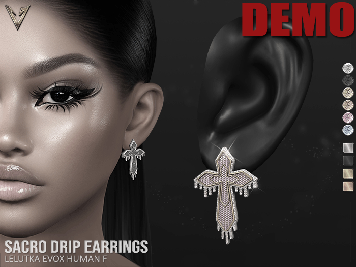 [VIPERA] DEMO Sacro Drip Earrings (EvoX F)