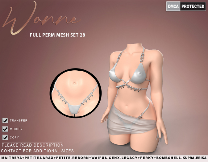 WONNE (28) Full Perm Mesh 